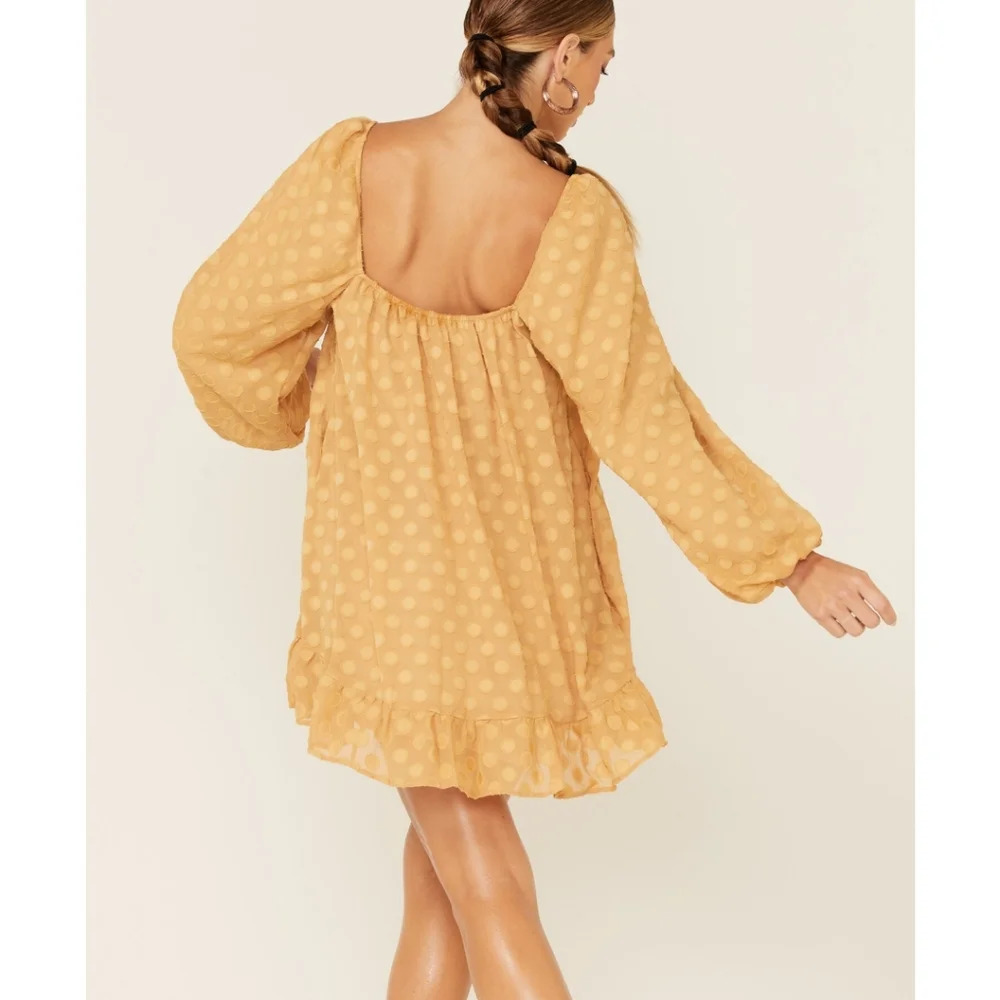 Show Me Your Mumu Dot Briar Mini Dress